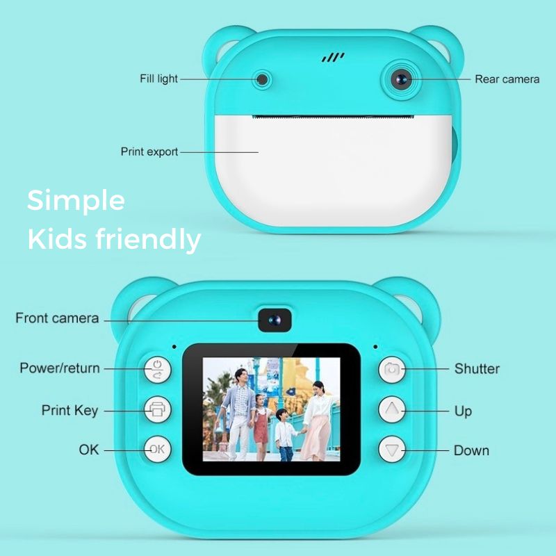 Fun Instant Print Camera - Thermal print